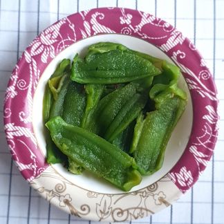 Roasted and slightly charred capsicum 